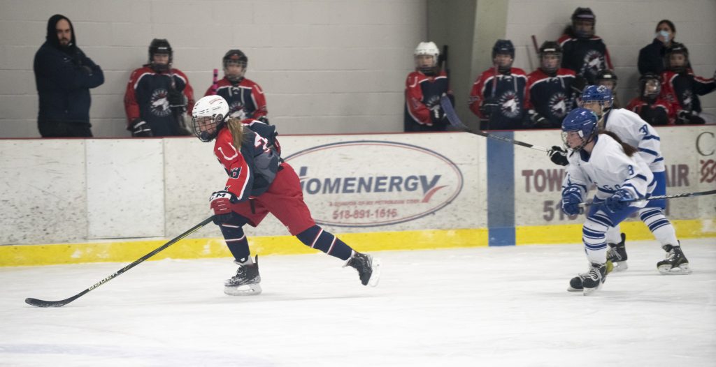 12U Girl's Hockey - Oswego vs. Saugerties - Friday, Feb. 4, 2022 - Saranac Lake Civic Center