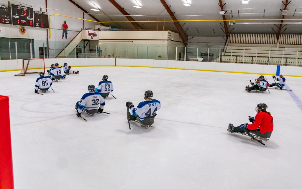 Adaptive Hockey - Sled Hockey Championship - Sunday, Feb. 6, 2022 - Tupper Lake  Civic Center