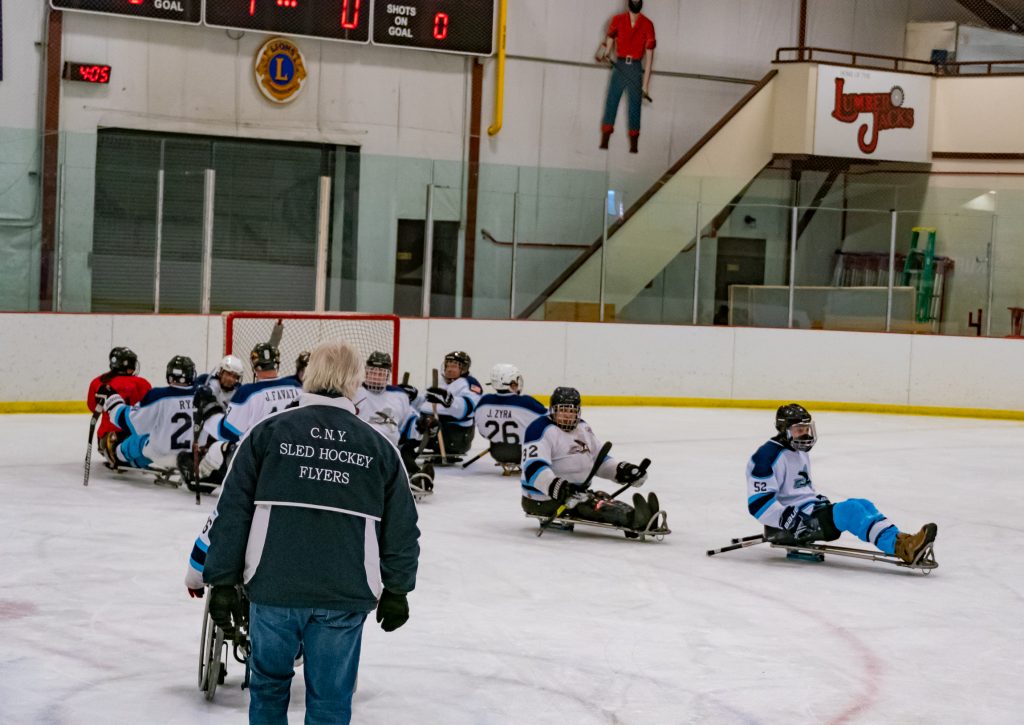 Adaptive Hockey - Sled Hockey Championship - Sunday, Feb. 6, 2022 - Tupper Lake  Civic Center