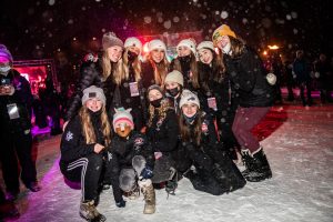 The Empire State Winter Games held its Opening Ceremony on Mirror Lake in Lake Placid, N.Y., on Thursday, February 3, 2022. (Photo by Todd Michalek)