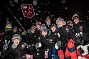 The Empire State Winter Games held its Opening Ceremony on Mirror Lake in Lake Placid, N.Y., on Thursday, February 3, 2022. (Photo by Todd Michalek)