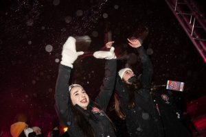 The Empire State Winter Games held its Opening Ceremony on Mirror Lake in Lake Placid, N.Y., on Thursday, February 3, 2022. (Photo by Todd Michalek)