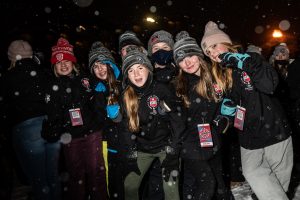 The Empire State Winter Games held its Opening Ceremony on Mirror Lake in Lake Placid, N.Y., on Thursday, February 3, 2022. (Photo by Todd Michalek)