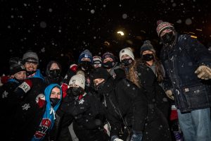 The Empire State Winter Games held its Opening Ceremony on Mirror Lake in Lake Placid, N.Y., on Thursday, February 3, 2022. (Photo by Todd Michalek)