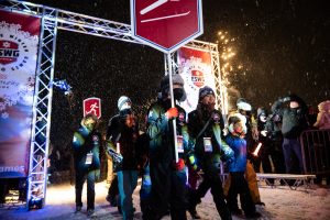 The Empire State Winter Games held its Opening Ceremony on Mirror Lake in Lake Placid, N.Y., on Thursday, February 3, 2022. (Photo by Todd Michalek)