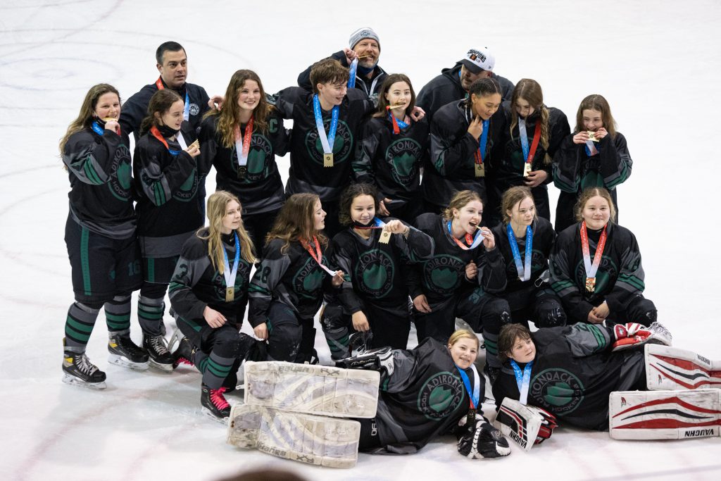 14U Girl's Hockey - Championship: Adirondack vs. Brewster - Sunday, Feb. 6, 2022 - Olympic Center