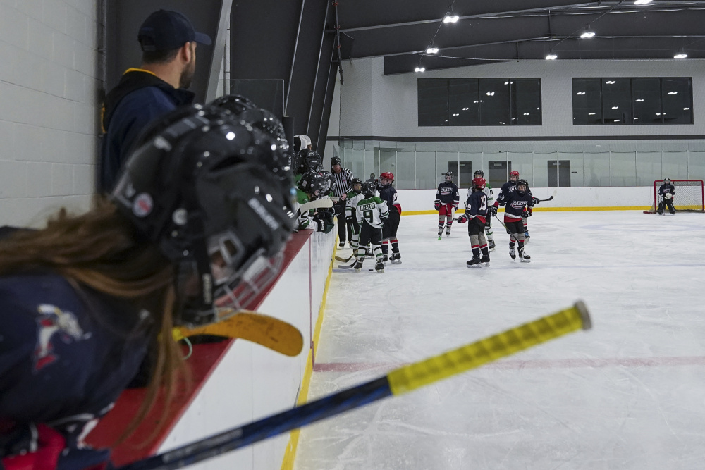 SLP vs. Rochester 10U Squirt Ice Hockey game